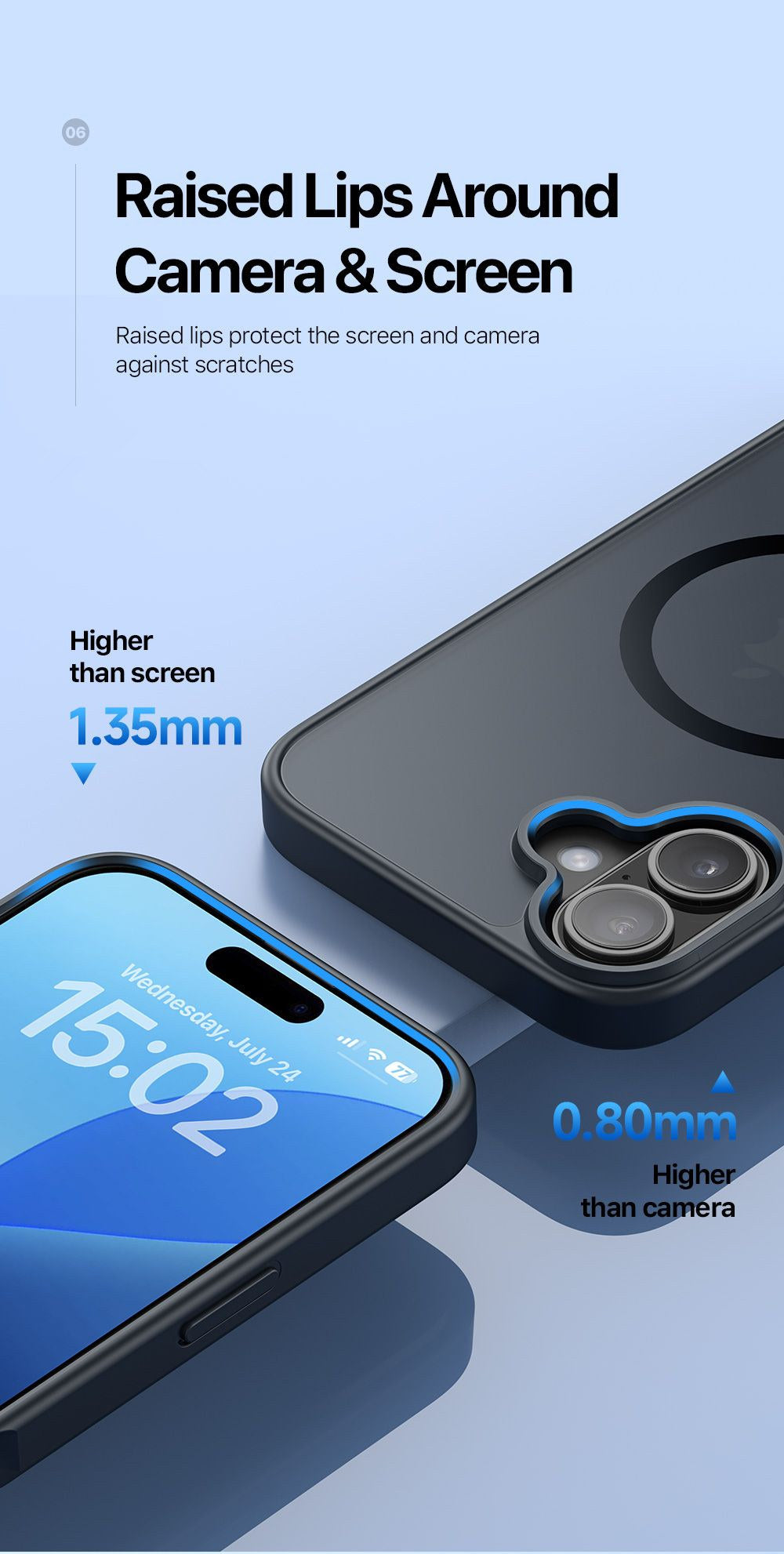 Matte Hybrid Magnetic MagSafe Case for iPhone 16 Matte Hybrid Magnetic MagSafe Case for iPhone 16